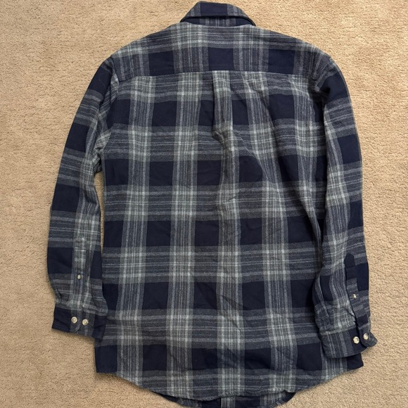 Carhartt Men's Heavyweight Flannel Shacket Blue Plaid Size Medium Gorpcore - Picture 2 of 8